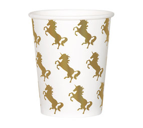Boland Unicorn Gold Cups 210ml | 10 pieces