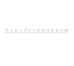 Zin El Afrah Ramadan Kareem Buchstabengirlande | 2 Meter