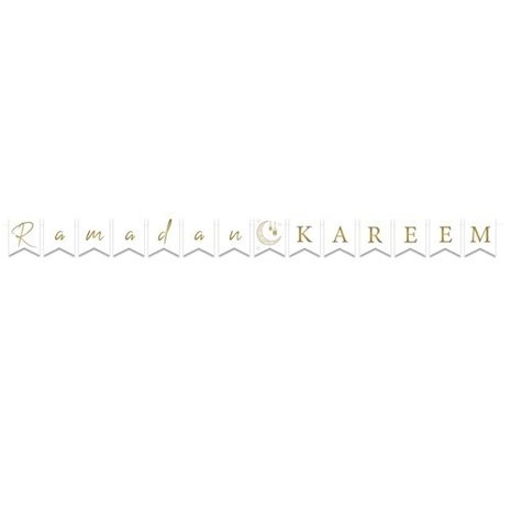 Zin El Afrah Ramadan Kareem letter garland | 2 meters