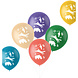 Folat Ballonnen Zoo Party 33cm | 6 stuks Folat Ballonnen Zoo Party 33cm | 6 stuks