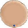 Grabo Nude satin helium ballon rond | 46 cm Grabo Nude satin helium ballon rond | 46 cm