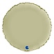Grabo Olive green satin helium balloon round | 46 cm