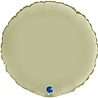 Grabo Olijfgroene satin helium ballon rond | 46 cm Grabo Olijfgroene satin helium ballon rond | 46 cm