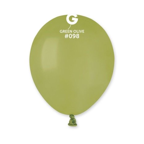 Gemar Ballons vert olive 13 cm | 50 pièces