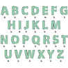 Folat Buchstabengirlanden-Set zum Selbermachen, Grün | 2 Meter Folat Buchstabengirlanden-Set zum Selbermachen, Grün | 2 Meter
