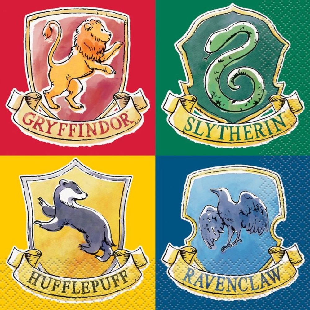 Unique Party Serviettes Harry Potter 33x33cm | 16 pièces Unique Party Serviettes Harry Potter 33x33cm | 16 pièces