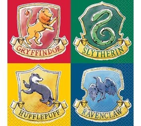 Unique Party Serviettes Harry Potter 33x33cm | 16 pièces Unique Party Serviettes Harry Potter 33x33cm | 16 pièces