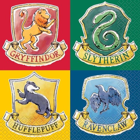 Unique Party Serviettes Harry Potter 33x33cm | 16 pièces Unique Party Serviettes Harry Potter 33x33cm | 16 pièces