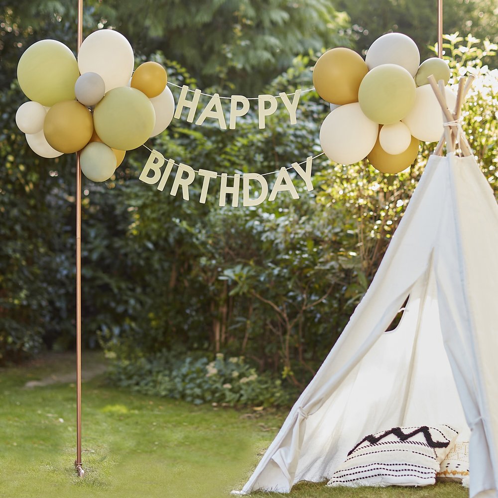 Ginger Ray Let's go Wild Happy Birthday Ballon-Set | pro Set