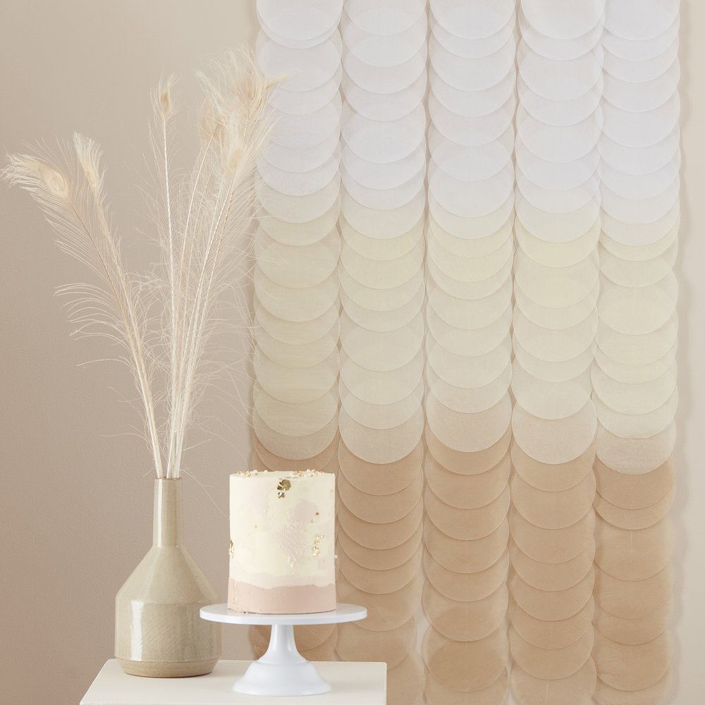 Ginger Ray Backdrop caramel Ombré | 18 strengen Ginger Ray Backdrop caramel Ombré | 18 strengen