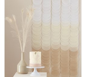Ginger Ray Backdrop caramel Ombré | 18 strands
