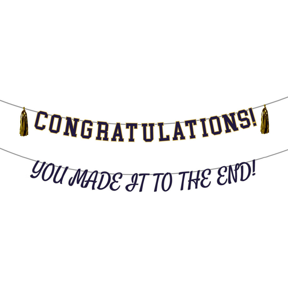 Folat Graduation Party Letter Garland 2 meters | 2 pieces