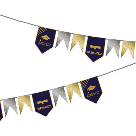 Folat Graduated Academic Elegance Bunting | 6 meters