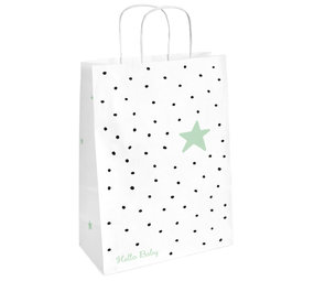 Amscan Sacs cadeaux Hello Baby | 8 pièces