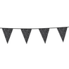 Paper Dreams Black Glitter Flag Garland 16x20xcm | 6 meters Paper Dreams Black Glitter Flag Garland 16x20xcm | 6 meters