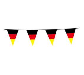 WeFiesta Deutschland-Flaggen-Girlande | 10 Meter WeFiesta Deutschland-Flaggen-Girlande | 10 Meter