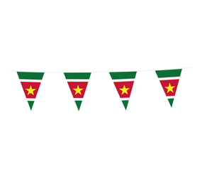 WeFiesta Suriname Flag Garland | 10 meters