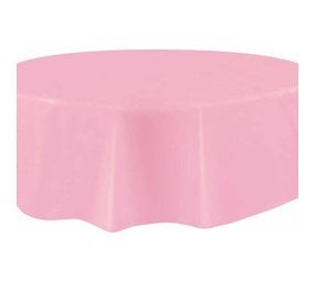 Unique Party Light Pink Tablecloth 213cm | per piece