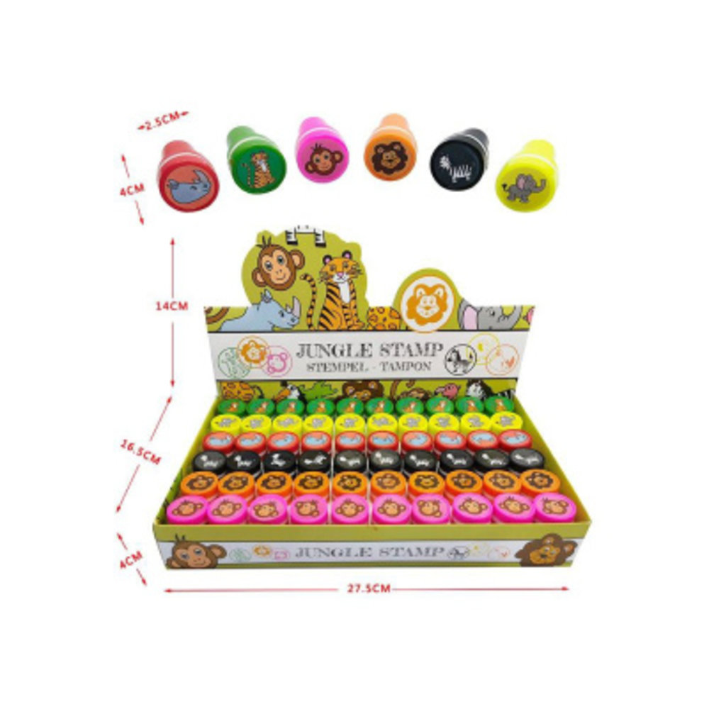 LG Imports Dschungeltiere-Briefmarken | 12 Stück