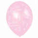 Amscan Rosa Kommunionsballons | 6 Stück