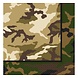 Unique Party Camouflage military napkins 33x33cm | 16 pieces