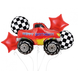 Godan Monster Truck Balloon Bouquet | 5-piece