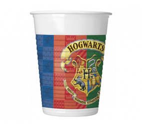 Procos Party Gobelets Harry Potter en plastique 200 ml | 8 pièces