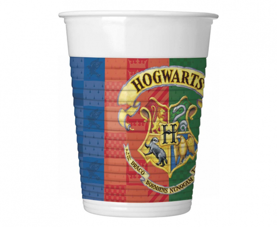Procos Party Gobelets Harry Potter en plastique 200 ml | 8 pièces