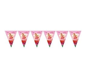 Procos Party Barbie-Feen-Wimpelgirlande | 4 Meter