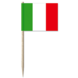 WeFiesta Brochettes drapeau italien | 50 pièces