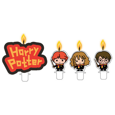 Amscan Harry Potter cake candles | 4 pieces