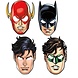 Unique Party Superhelden-Justice-League-Masken | 8 Stück Unique Party Superhelden-Justice-League-Masken | 8 Stück