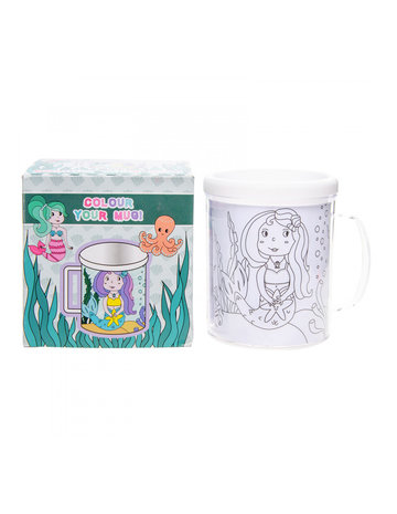 LG Imports Mug sirène à colorier 250 ml | à ​​l'unité