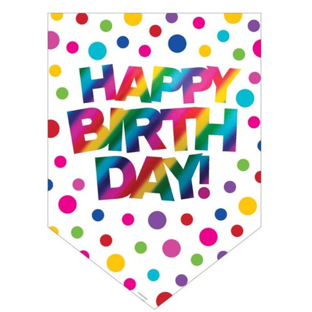 Creative Converting Regenboog Deurhanger | 46x89cm Creative Converting Regenboog Deurhanger | 46x89cm