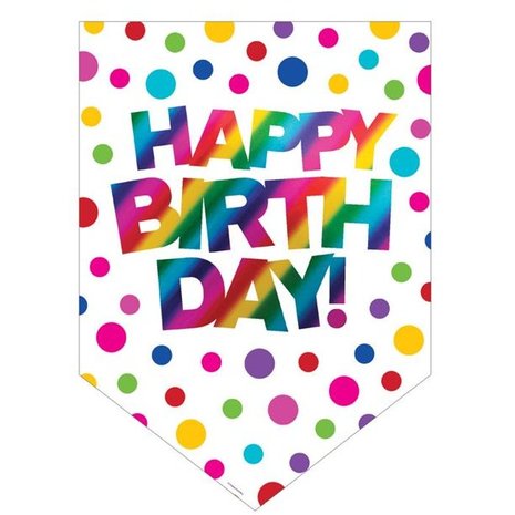 Creative Converting Regenboog Deurhanger | 46x89cm Creative Converting Regenboog Deurhanger | 46x89cm