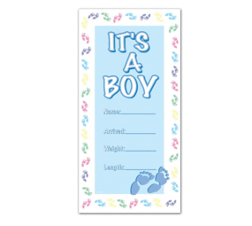 Tuf-Tuf It's a Boy aankondiging | 76 x 152 cm Tuf-Tuf It's a Boy aankondiging | 76 x 152 cm