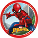 Procos Party Spider-Man-Schilder für Verbrechensbekämpfer, 23 cm | 8 Stück