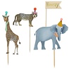 Hootyballoo Jungle animals cake topper | 4-piece