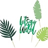Hootyballoo Let's Go Wild Cake Toppers | 4 pieces Hootyballoo Let's Go Wild Cake Toppers | 4 pieces
