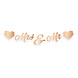 Folat Mr & Mrs rose gold letter garland | per piece