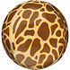 Amscan Ballon Orbz imprimé girafe | 38 cm