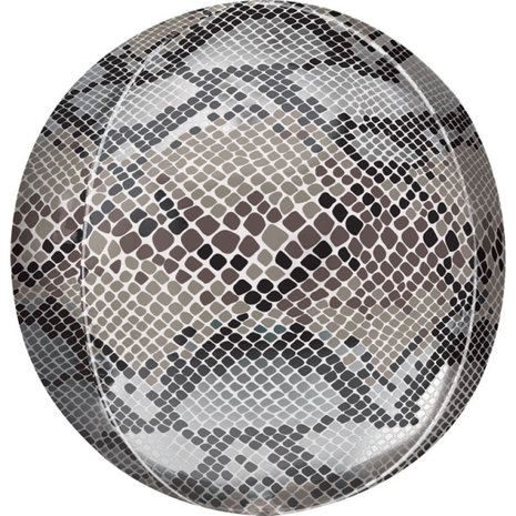 Amscan Orbz balloon snake print | 38 cm
