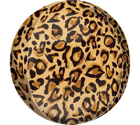 Amscan Orbz-Ballon mit Leopardenmuster | 38 cm