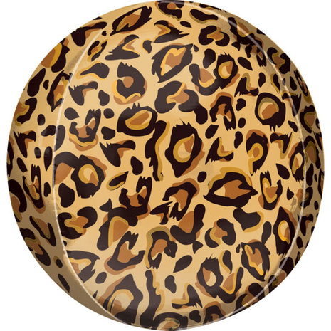 Amscan Ballon Orbz imprimé léopard | 38 cm