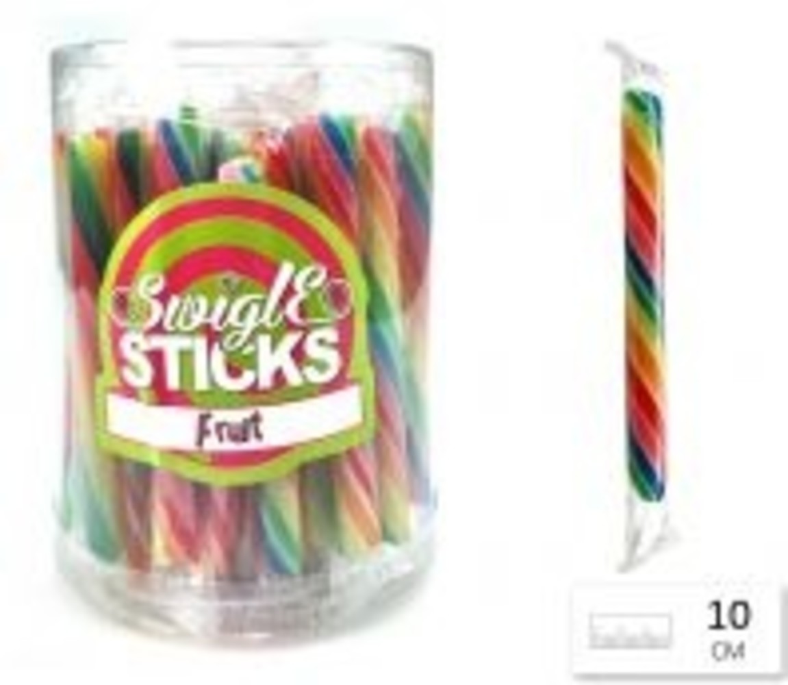 Felko Swigle sticks Fruit rainbow 10 g | 50 pieces in silo