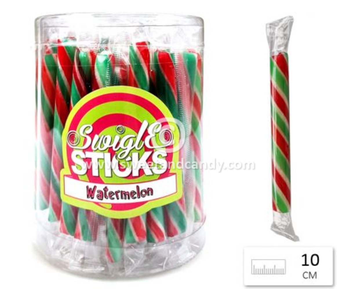 Felko Bâtonnets Swigle pastèque 10 g | 50 pièces en sachet