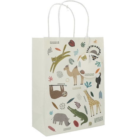 Folat Zoo Party Party Treat Bags 20x27cm | 6 pieces