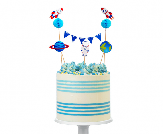 Godan Taartdecoratie Ruimte en Space Godan Taartdecoratie Ruimte en Space