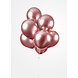 WeFiesta Roségoldene Chromballons, 30 cm | 100 Stück