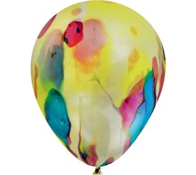 WeFiesta Marmer ballonnen multi kleuren 30cm | 15 stuks WeFiesta Marmer ballonnen multi kleuren 30cm | 15 stuks